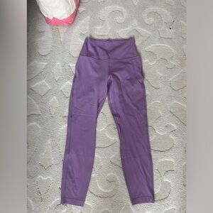purple lululemon align leggings